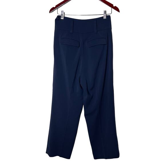 The Script navy Blue Lucia High waist wide leg sz 4 - Picture 2 of 7